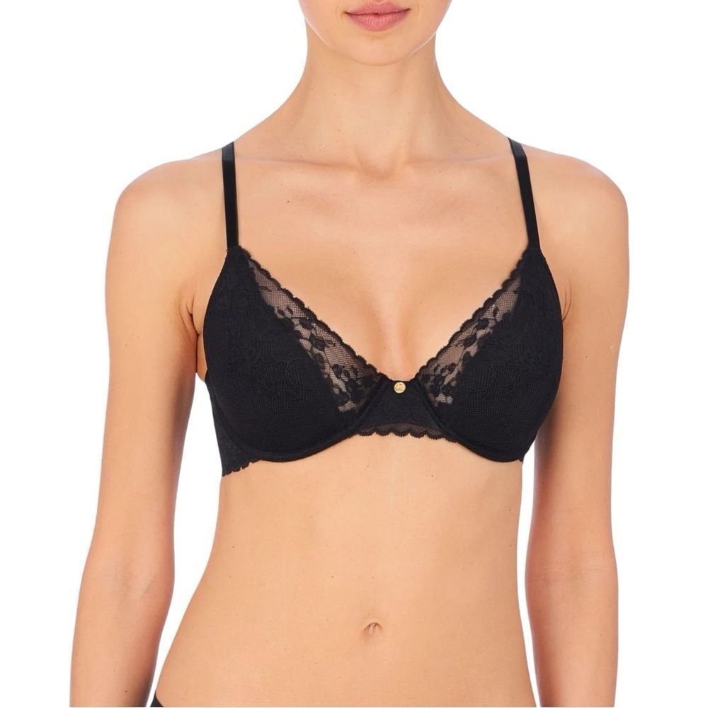 NATORI Cherry Blossom Style: 727191 Black 30B NWT